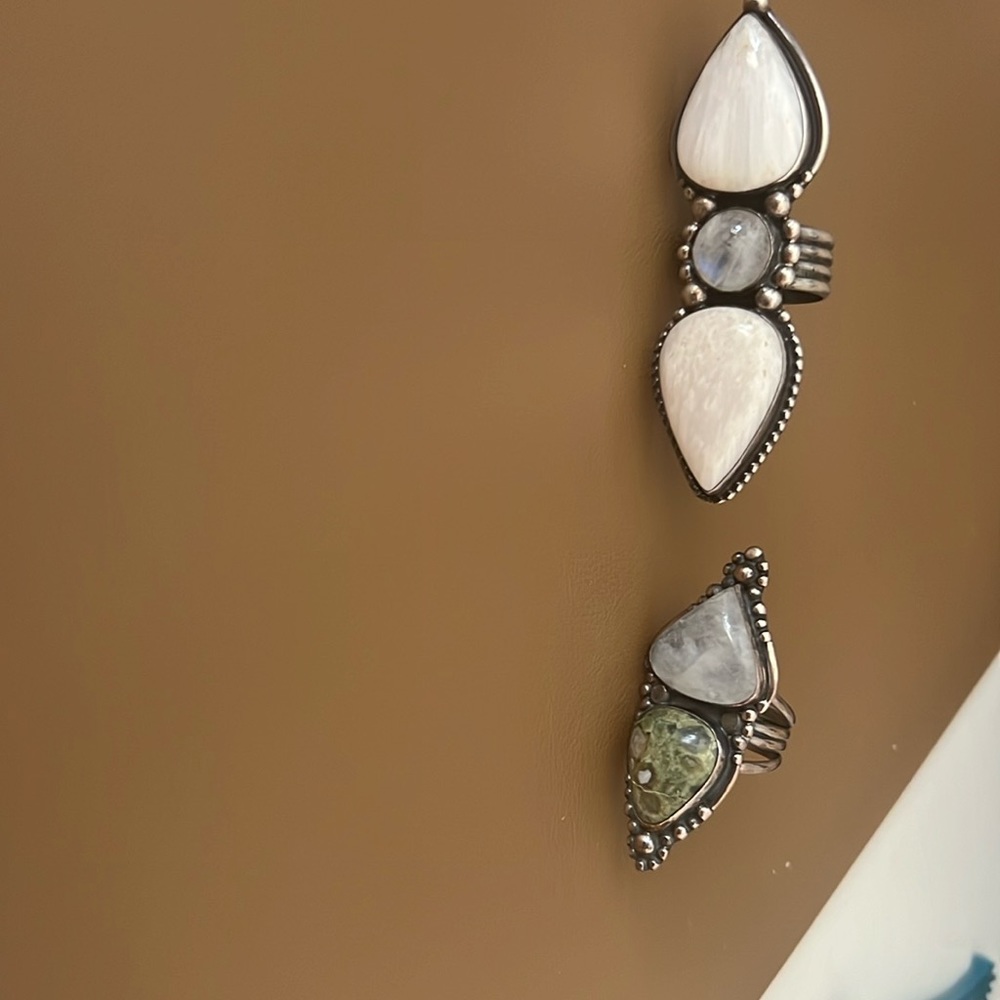 Two sterling Silver rings